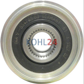 Freilaufriemenscheibe 6 Rillen = INA Chevrolet GMX Oldsmobile Pontiac Saab INA F-230753 F-230753.01 F-230753.03 F-230753.06 F-554765.02 F-554765.03 LUC 535003310 Original INA